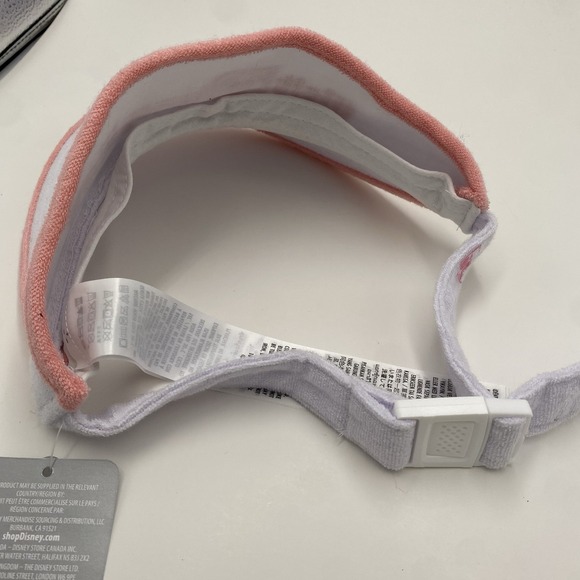 Walt‎ Disney World 50th Anniversary Terry Clothes Visor Cap Adjustable White New - Picture 2 of 6